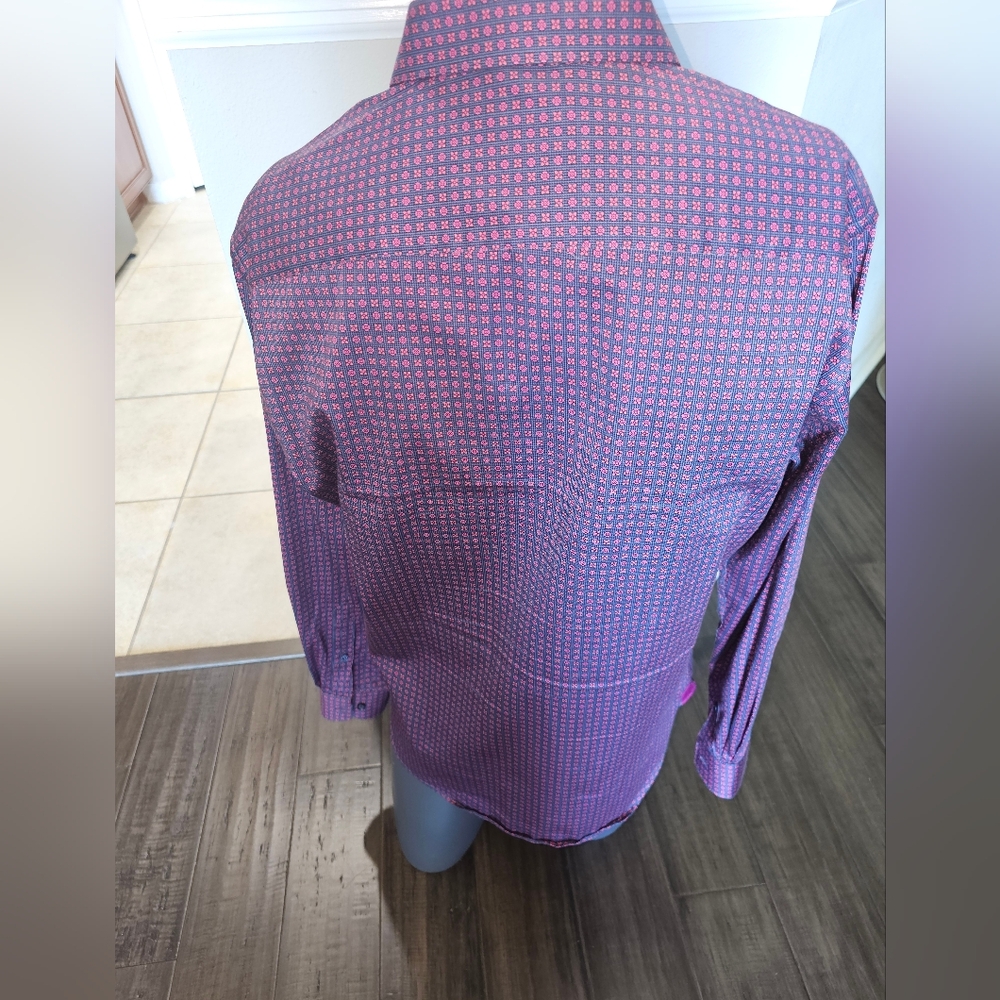 Jackie Z Vibrant Patterned Button Down Shirt - image 2